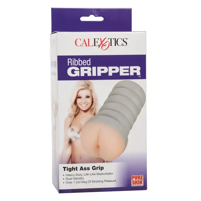 Calexotics - Ribbed Gripper Tight Ass - realistyczny masturbator z prążkowaną komorą