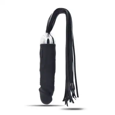 Toyz4lovers - Darkside Real anal Whip - Wibrator z batem do stymulacji dopochwowej i analnej