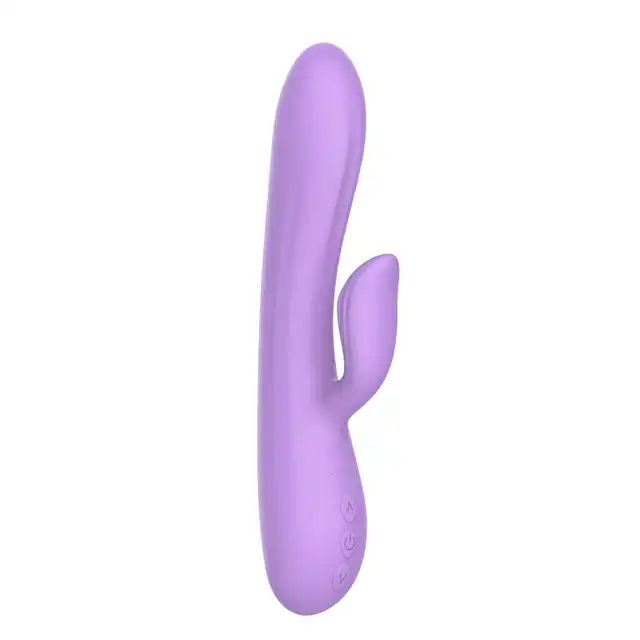 The Candy Shop - Purple Rain USB. Pastelowy wibrator ze stymulacją łechtaczki