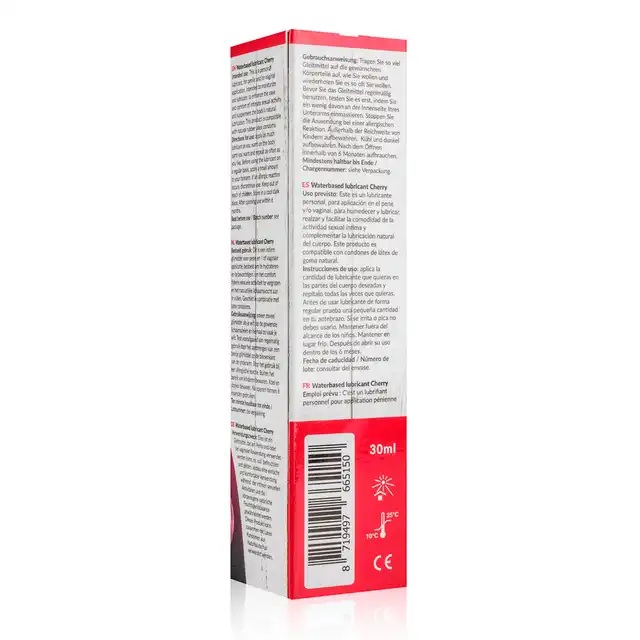 Easyglide - Cherry Waterbased - 30 ml, lubrykant na bazie wody, o smaku wiśniowym. Mega sale!