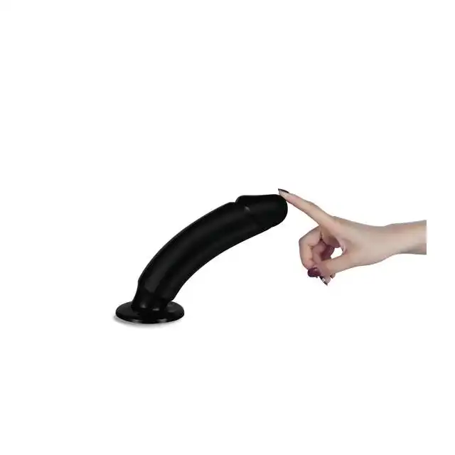 LoveToy- King Sized Anal Dildo - 23 cm dildo analne, w kolorze czarnym