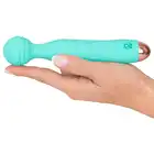 Cuties - 2.0 Mini Vibrator Green - wibrator w turkusowym kolorze z giętka głowicą, 7 funkcji wibracji