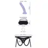 YOU2TOYS - Strap-On Kit with a blindfold - Strap-on w stylu burleski z wyjmowanym dildo i maską w zestawie