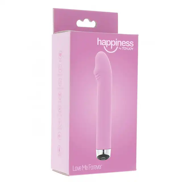 Happiness - Love Me Forever. Uroczy jasnoróżowy wibrator na USB