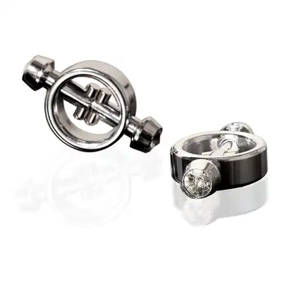 PIPEDREAM - Magnetic Nipple Clamps - Magnetyczne zaciski na sutki z pięknymi kryształami Swarovskiego. Mega Sale!