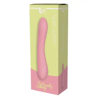 The Candy Shop - Peach Party USB. Super słodki wibrator i równie rozkoszne doznania!