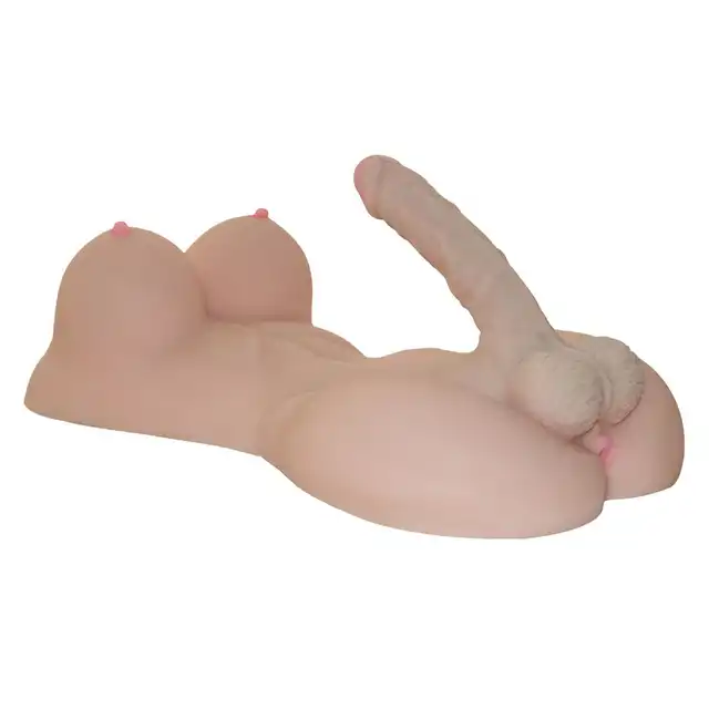 Sex Therapy - Masturbator She-Male Body L - Mega duży tors kobiety z penisem naturalnych rozmiarów 