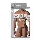 Male Power - Sport Jock Animal L/XL - Drapieżnik lub zdobycz? - Stringi męskie z nadrukiem w panterkę