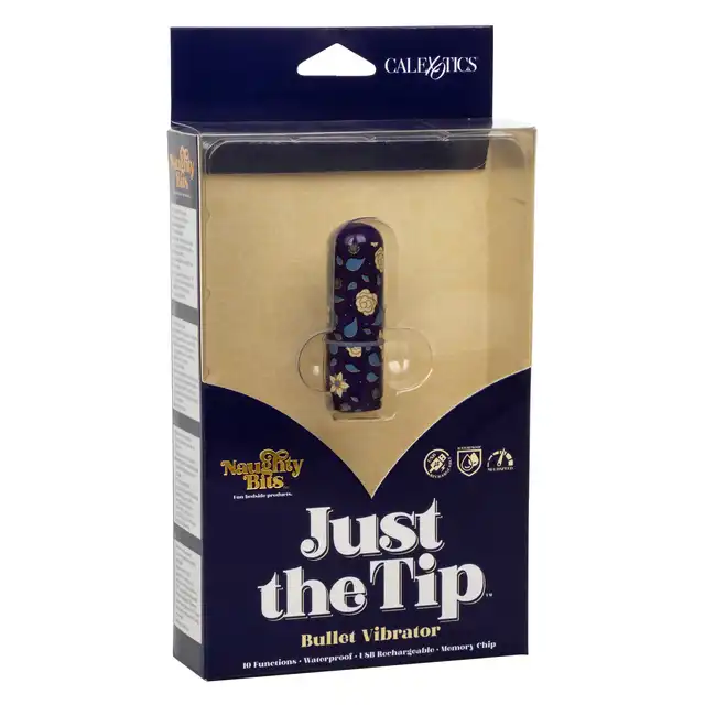 Calexotics - Just the Tip Bullet Vibrator - mini wibrator w kształcie pocisku z 10 trybami wibracji