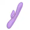 The Candy Shop - Purple Rain USB. Pastelowy wibrator ze stymulacją łechtaczki