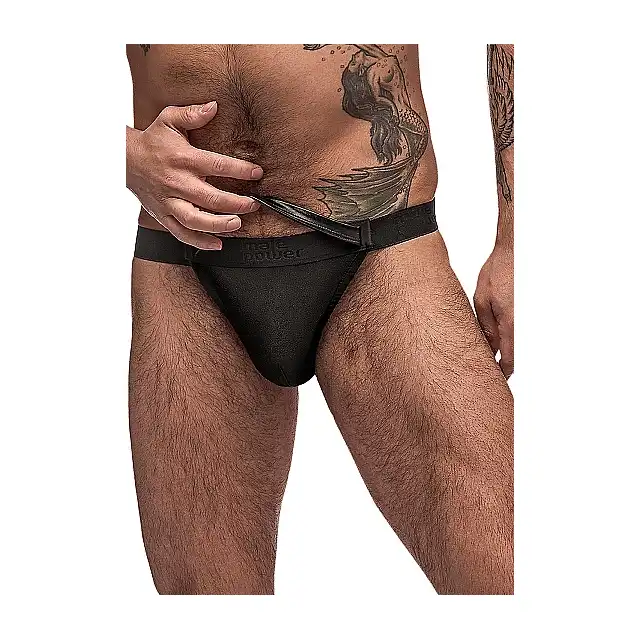 Male Power - Rip Off Bikini L - Majtki męskie w typie bikini z szybkim otwarciem na rzep