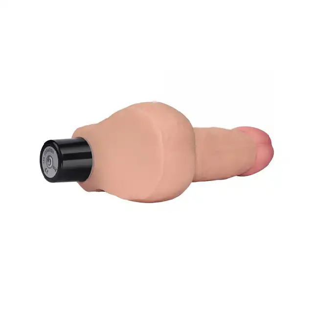 Lovetoy - Real Softee Flesh 8. Realistyczny wibrator z cyberskóry dobrej jakości