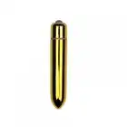 LoveToy - 10 speeds Bullet Gold - złoty wibrujący pocisk, 10 trybów wibracji