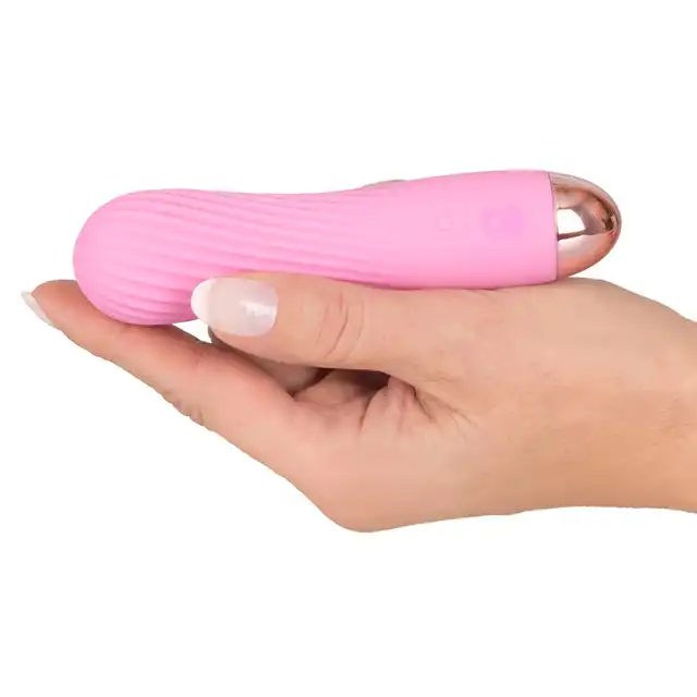 Cuties - 2.0 Mini Vibrator Pink - mini wibrator w ślicznym różowym kolorze, 7 funkcji wibracji