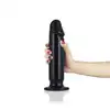 LoveToy- King Sized Anal Dildo - 23 cm dildo analne, w kolorze czarnym