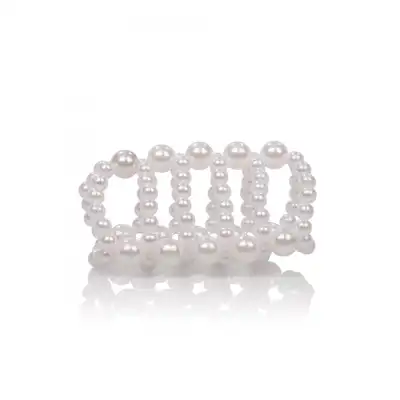 Calexotics - Pearl Stroker Beads L. Rękaw erekcyjny na penisa z perełkami