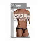 Male Power - Brazilian Pouch Bikini L - Majtki męskie z miękkiej siateczki - rozmiar L