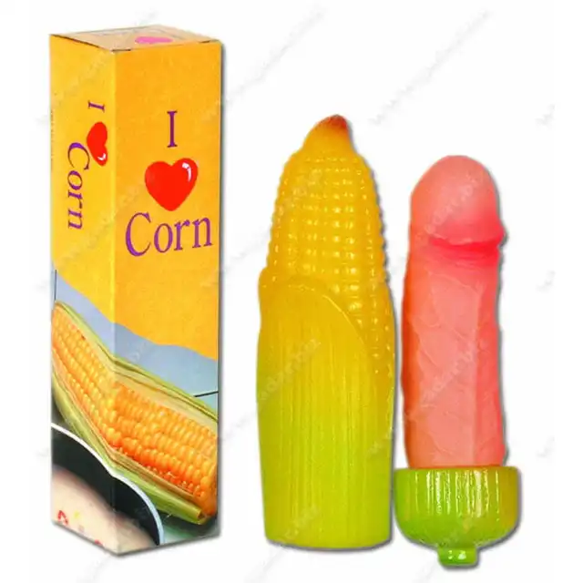 I Lov Corn - Corn Dildo. Dildo incognito w pokrowcu kukurydzy 