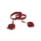 Taboom - Wrist To Thigh Cuff Set - elegancki zestaw do krępowania nadgarstków i ud