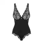 Obsessive - Luvae Body L/XL. Uwodzicielskie body z czarną koronką.