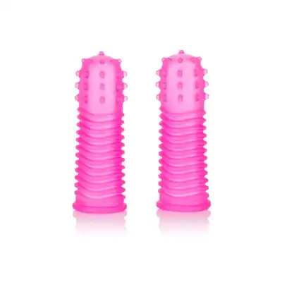 Calexotics - Intimate Play Finger Tingler - dwie nakładki na palec z wypustkami, do stymulacji 