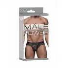 Male Power - Insert Bikini L - Majteczki męskie z olśniewająco metalicznym wzorem