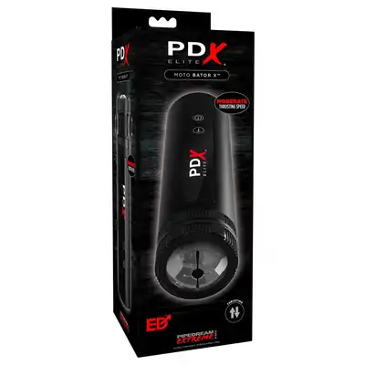 PDX Elite Moto Bator X - Automatyczny , ekscytujący, dyskretny masturbator - 5 zróżnicowanych prędkości