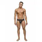 Male Power - Insert Bikini L - Majteczki męskie z olśniewająco metalicznym wzorem