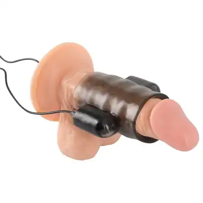 YOU2TOYS - Cock Sleeve with vibration - Nakładka na penisa z podwójną stymulacją