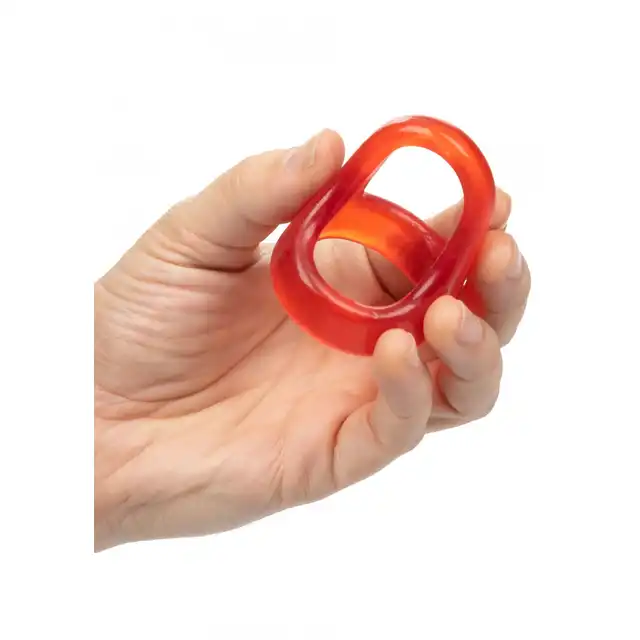 Calexotics - Colt Grip. Ring erekcyjny z rękawem na jądra