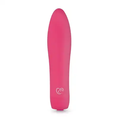 Easy Toys - Velvet Vibe - Pink Aksamitny mini wibrator, który możesz zabrać pod prysznic !