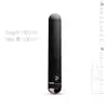 Easy Toys - Supreme Vibe Black - Klasyczny, gładki wyjątkowo elegancki wibrator 18 cm