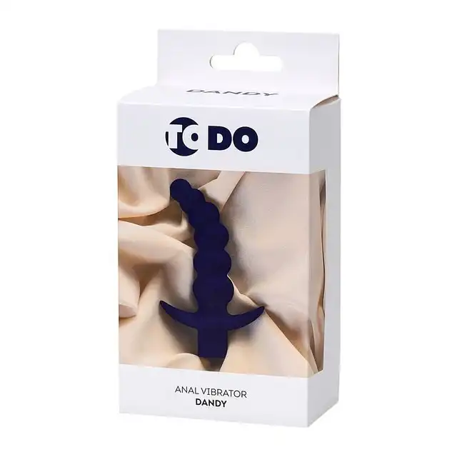 ToDo - Dandy Anal. Wibrująca wtyczka analna o prążkowanej powierzchni 