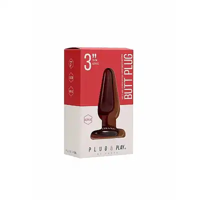 Butt Plug - Basic - 3 Inch - Acrylic