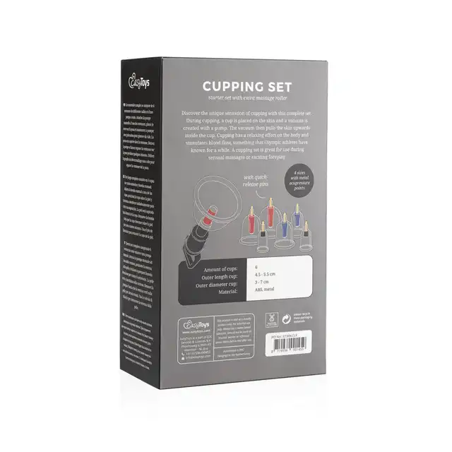 Easy Toys - Cupping Set 6 Cup Zestaw 6 różnych  baniek próżniowych idealny dla początkujących !