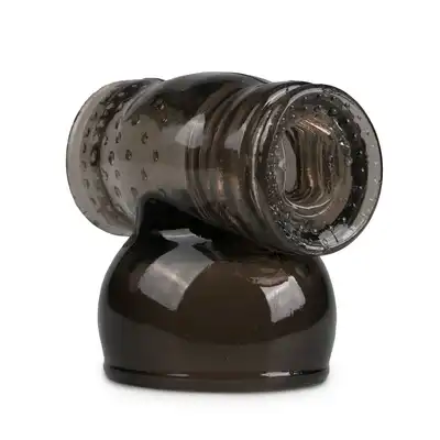 Easytoys Black Masturbator Wand Dodatkowa nakładka super stymulująca na różdżkę w kolorze czanym