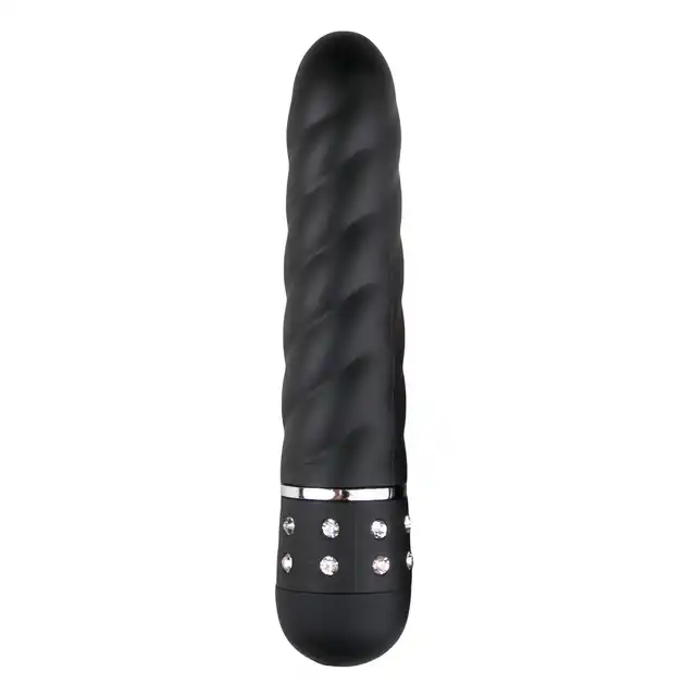 Easy Toys - Diamond Vibrator Sparkling Śliczny wibrator spiralny z kryształkami swarovskiego