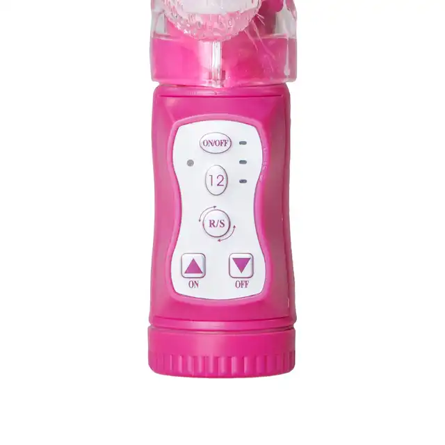 Easy Toys - Bunny Vibrator Pink Wibrator z obracającymi się kuleczkami i stymulującymi uszkami