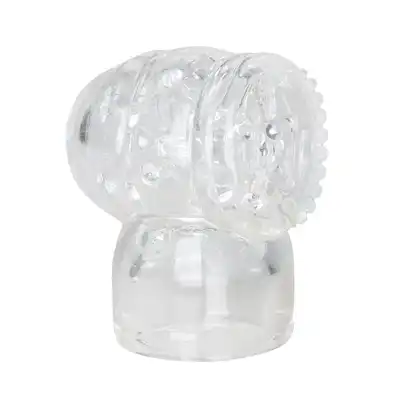 Easytoys Wand Attachment For Men - Clear stymulująca nakładka na różdżkę