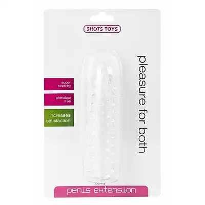 Spiky Penis Extension - Transparent