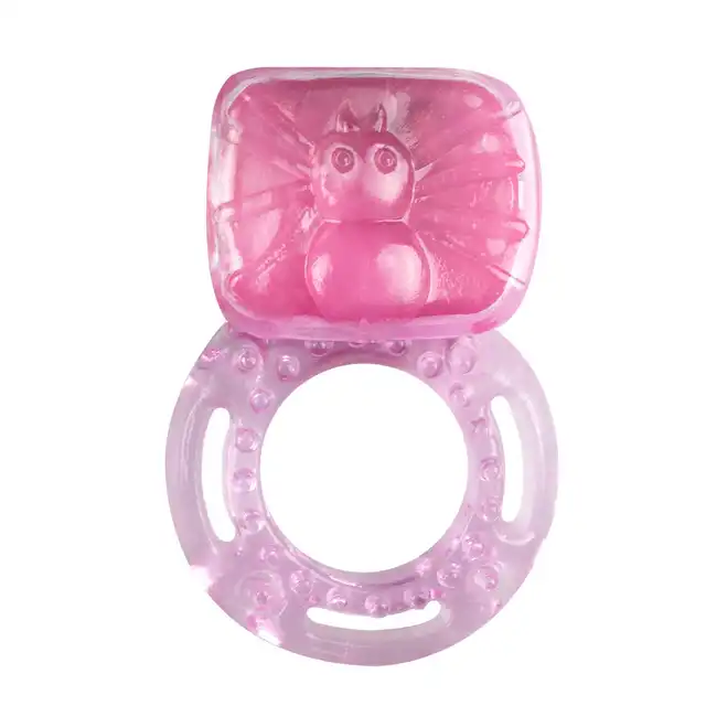 Easy Toys - Klasyczny, mocny ring na penisa. Miękki elastyczny materiał żelowy. Różowy. Mega sale!