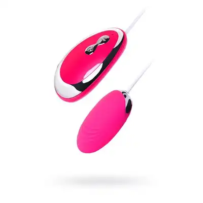 A-Toys - Vibrating Egg. Różowe jajeczko wibrujące z przewodowym pilotem. 