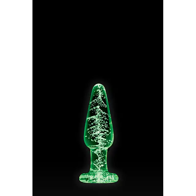 NsNovelties - Firefly Glass Plug S. Szklany świecący w ciemnościach plug analny