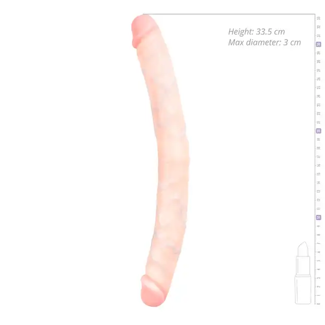 Easy Toys - 33 cm Double Dildo Podwójne realistyczne dildo 33,5 cm