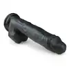 Easy Toys - Realistic Dildo - 26,5 cm BL Realistyczny, duży członek z przyssawką w kolorze czarnym