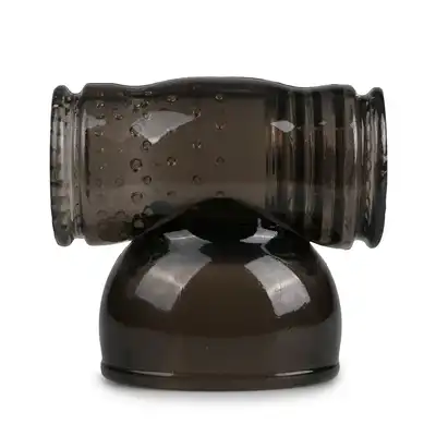 Easytoys Black Masturbator Wand Dodatkowa nakładka super stymulująca na różdżkę w kolorze czanym
