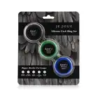 Je Joue - C-Ring Set 3. Zestaw ekskluzywnych silikonowych pierścieni erekcyjnych, różne średnice 