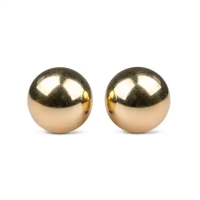Easy Toys - Gold ben wa balls - 25mm Kulki gejszy w kolorze złotym