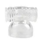 Easy Toys - Wand Attachment - Clear Mega stymulująca nakładka na różdżkę