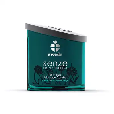 Swede-Senze Massage Candle Soothing Spear Świeca do masażu na bazie naturalnych produktów z olejkamia :mięta róża pomarańcza
